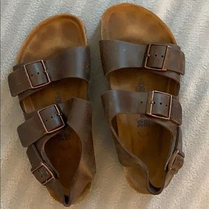 Genuine leather 3-strap Women’s Birkenstock’s